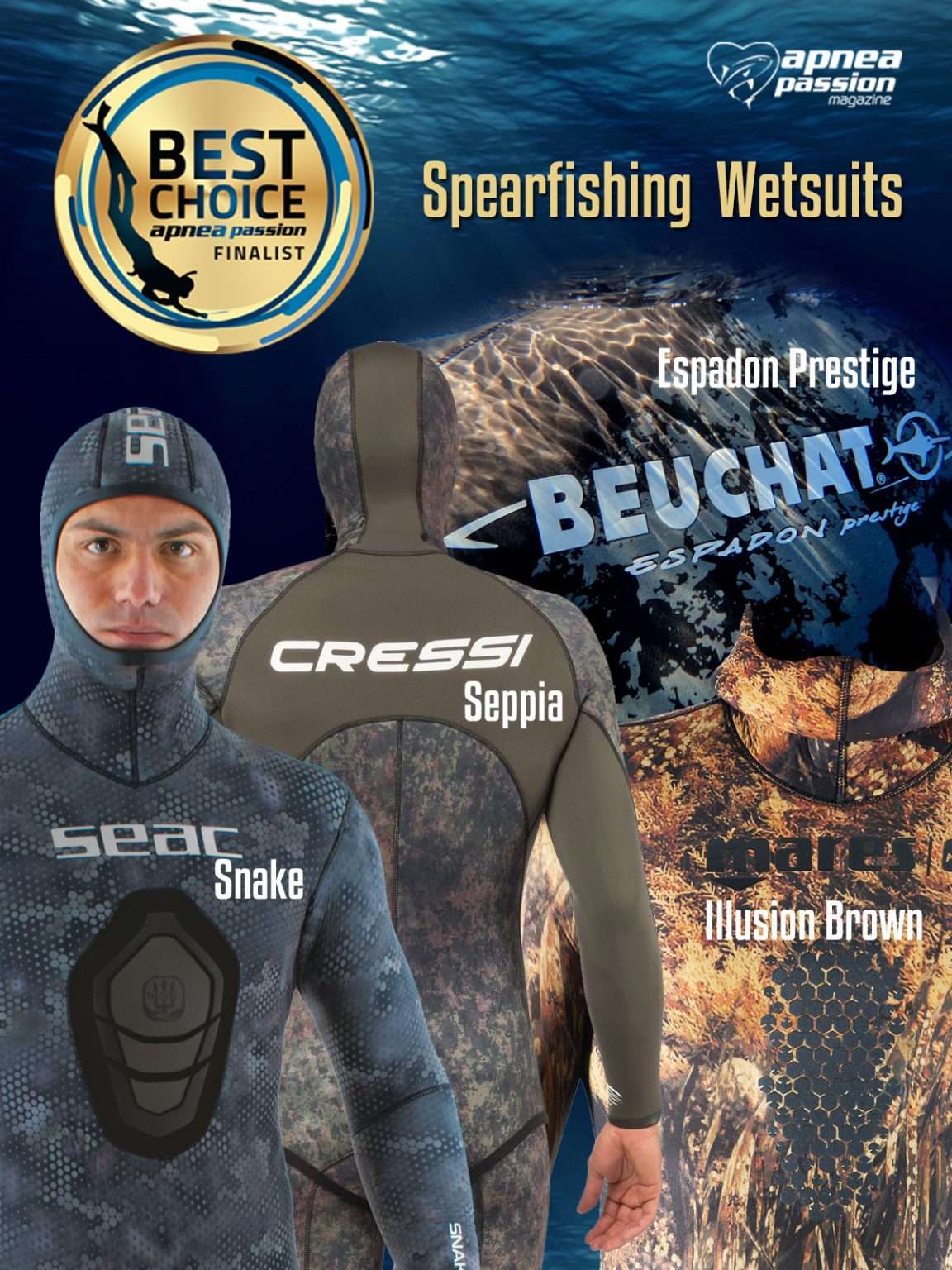 Best Choice Finalists Spearfishing Wetsuits Apnea Passion Magazine