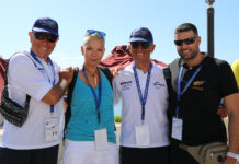 Grazie Valentina, “Direttrice per gli atleti”. In the company of the world champions - Renzo Mazzari, Valentina Prokic, Riccardo Molteni, and George Vasiliou