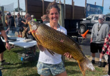 Ritchie Zacker and Julie Higgs win the Freshwater! Julie Higgs with the biggest fish