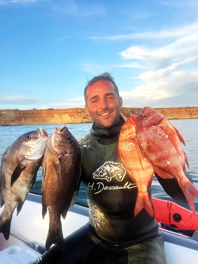 Carniere di pesci un po' speciali per Federico Rais