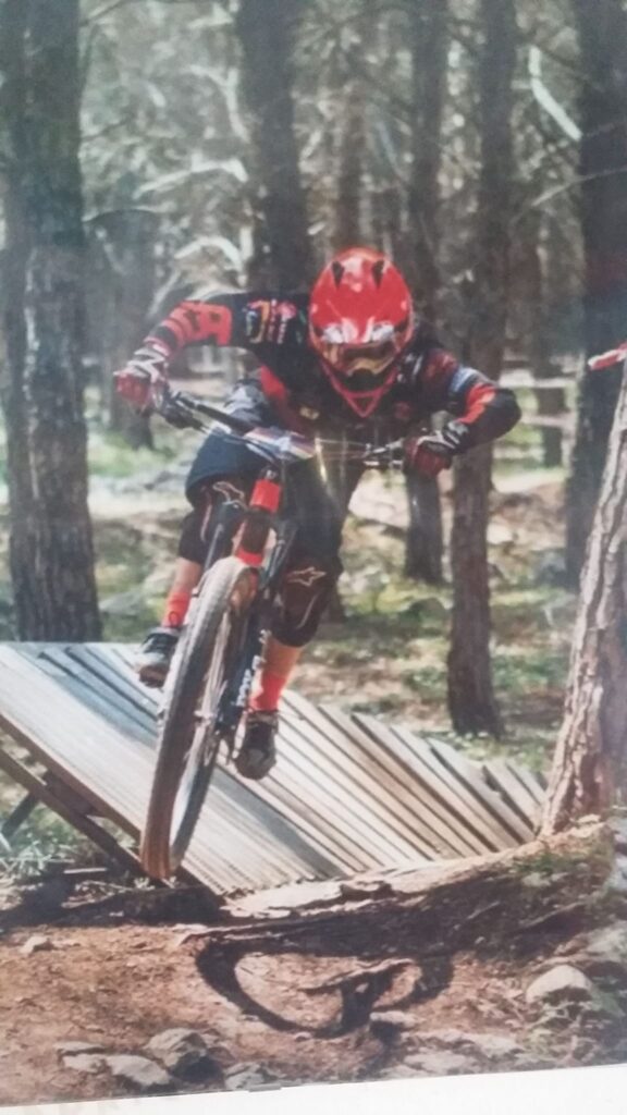 Paolo Catania - vecchia foto campione mountain bike
