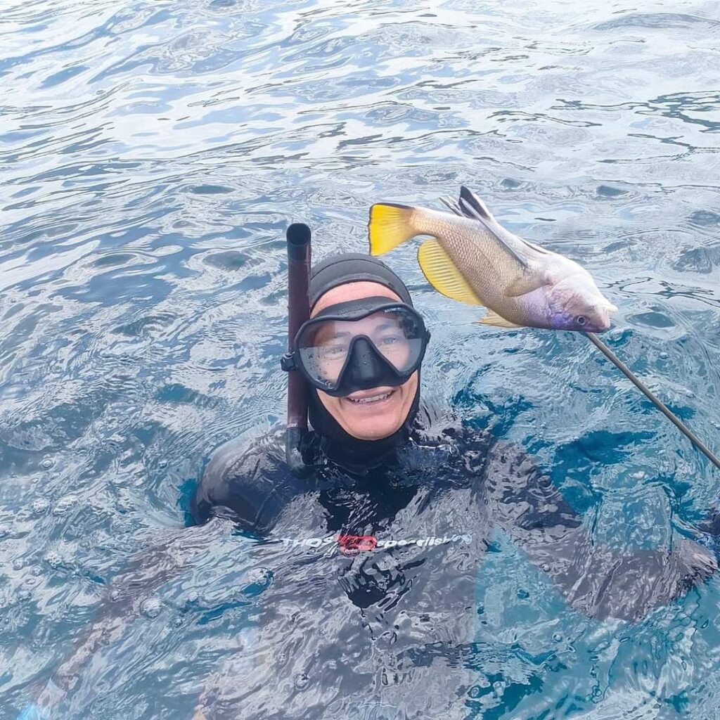 Barbara Bennici con la sua preda preferita