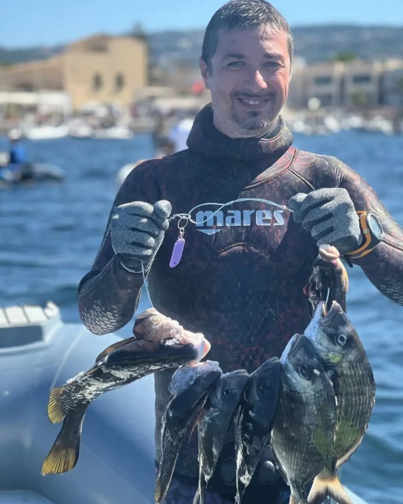 Luca Santi in gara