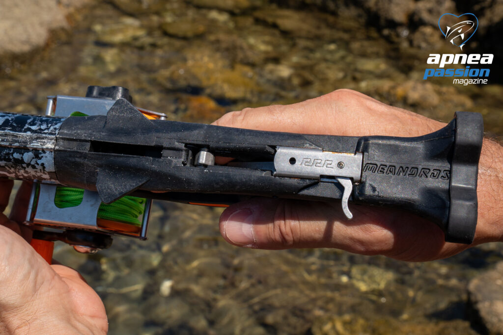 Meandros Argo speargun 100% steel inverted release mechanism