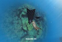 Insta360 X5 sott’acqua