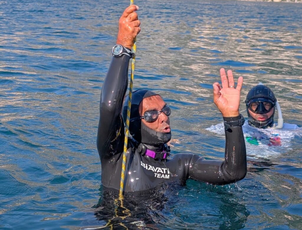 Alessandro Cianfoni Record del Mondo paralimpico FIM nel lago