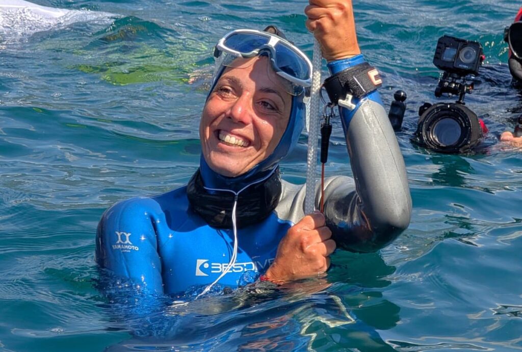 Mara Guida Record del Mondo CWTB nel lago