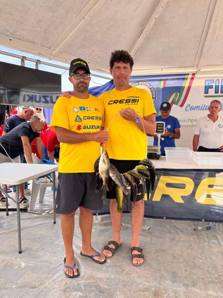 Luigi Puretti alla pesatura nel campionato Italiano Assoluto 2026 a Mazara del Vallo