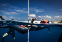 Mara Guida, la nueva estrella del buceo en apnea